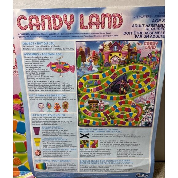 Candy Land Board Game By Hasbro Gaming  Spin & Move Classic Family 2014 - Picture 6 of 6